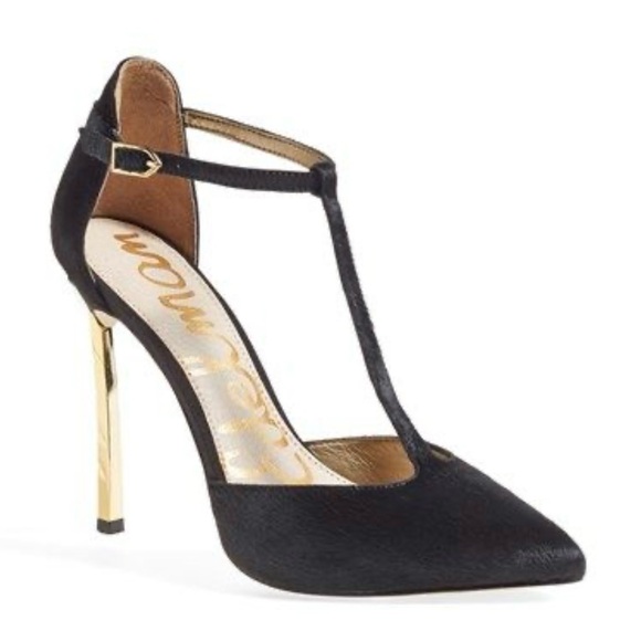 Sam Edelman | Smithfield Pointy Golden heels Stiletto - Picture 2 of 9